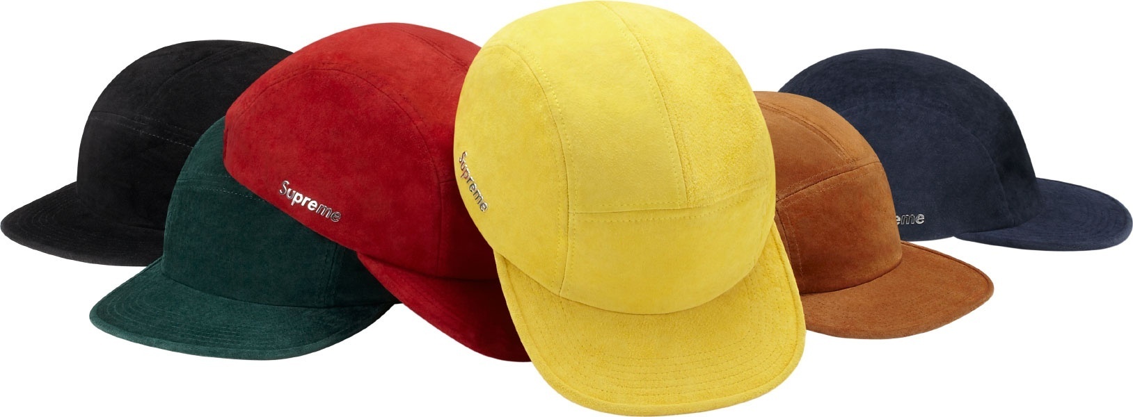 Metal Letters Suede Camp Cap